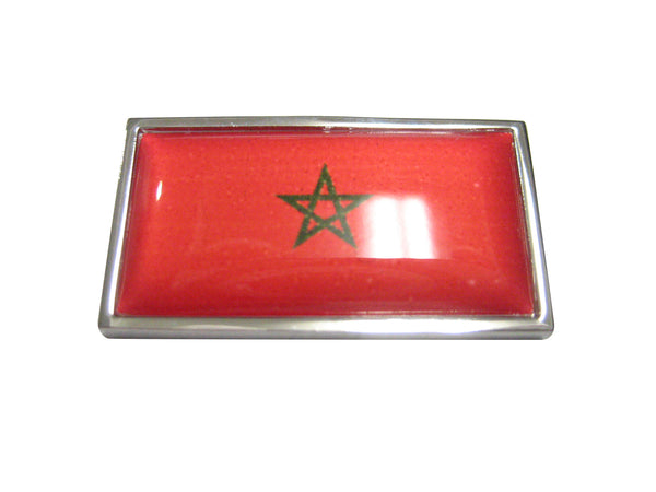 Thin Bordered Morocco Flag Magnet