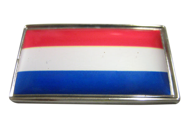 Thin Bordered Netherlands Flag Magnet