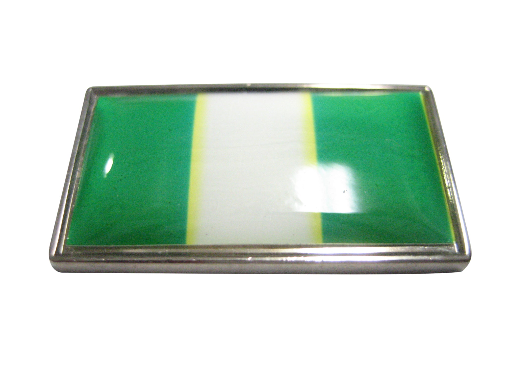 Thin Bordered Nigeria Flag Magnet