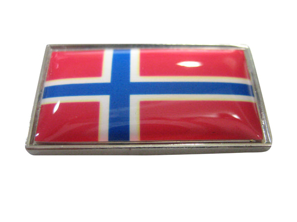 Thin Bordered Norway Flag Magnet