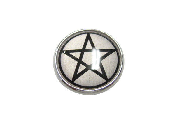 Thin Bordered Pentagram Star Magnet