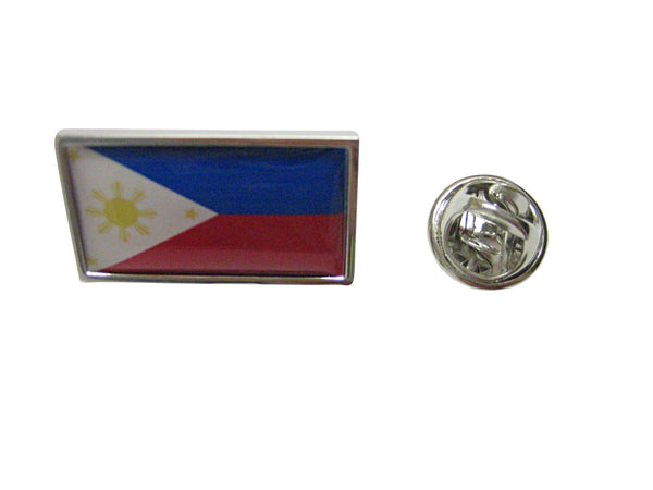 Thin Bordered Philippines Flag Lapel Pin