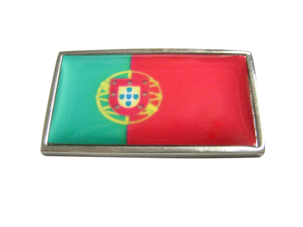 Thin Bordered Portugal Flag Magnet