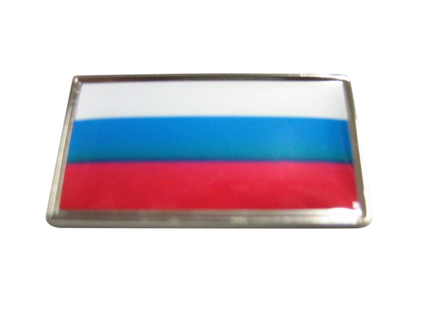 Thin Bordered Russia Flag Magnet