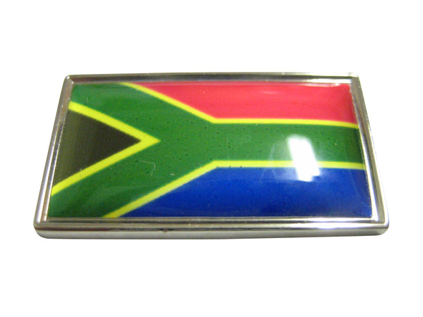 Thin Bordered South Africa Flag Magnet