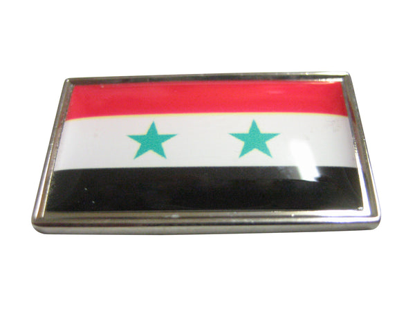 Thin Bordered Syria Flag Magnet