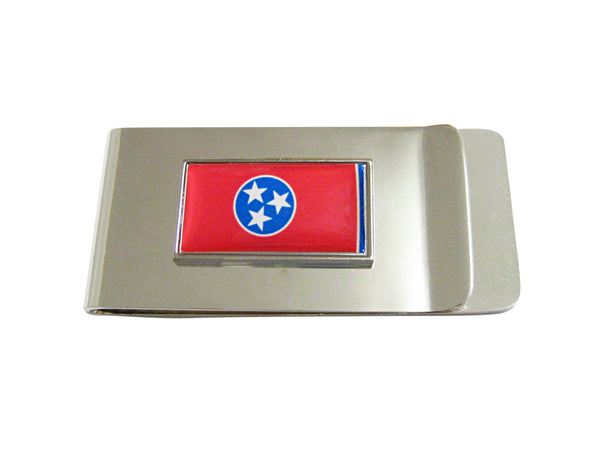 Thin Bordered Tennessee State Flag Money Clip