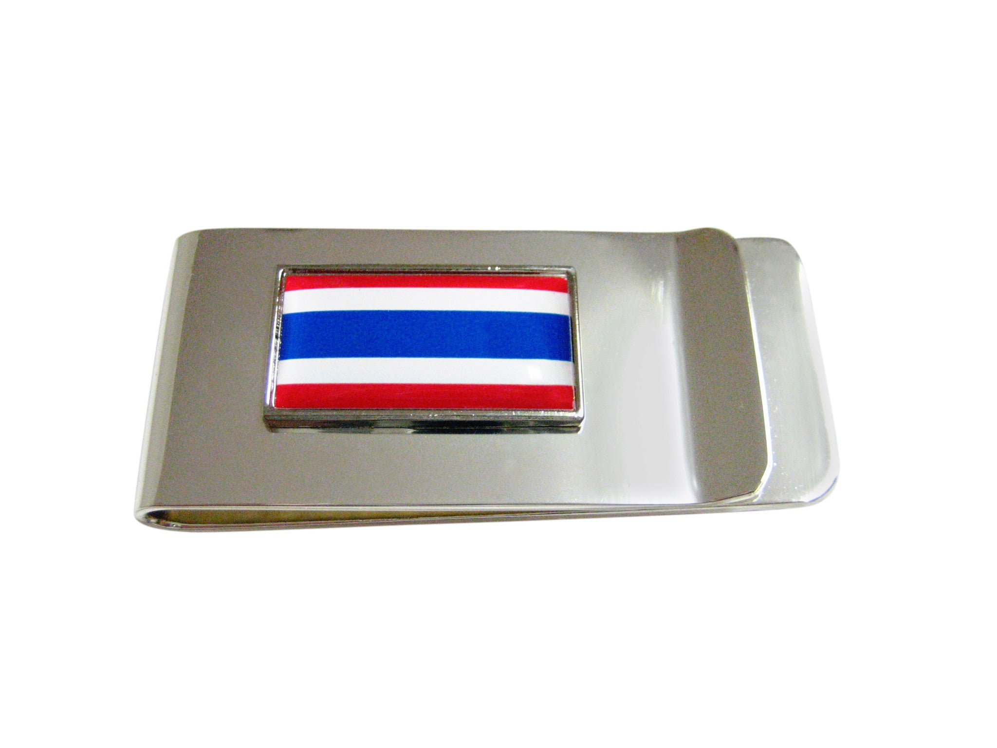 Thin Bordered Thailand Flag Pendant Money Clip