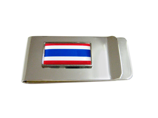 Thin Bordered Thailand Flag Pendant Money Clip