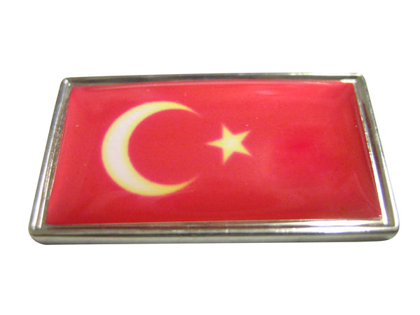 Thin Bordered Turkey Flag Magnet