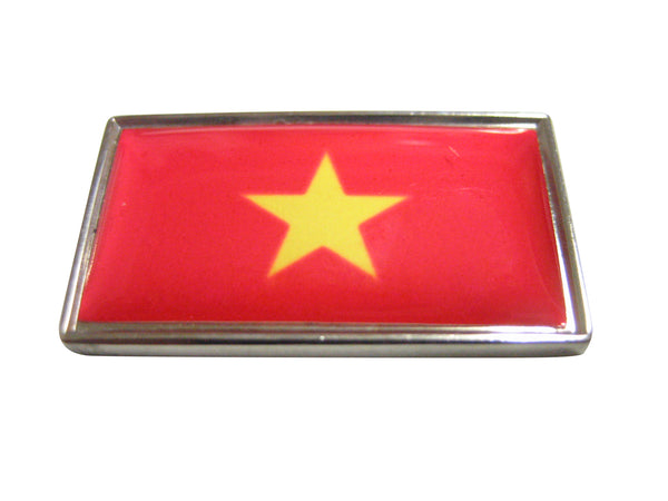 Thin Bordered Vietnam Flag Magnet