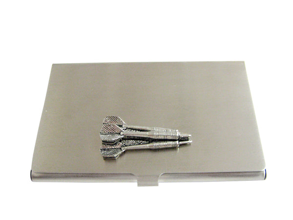 Throwing Darts Business Card Holder
