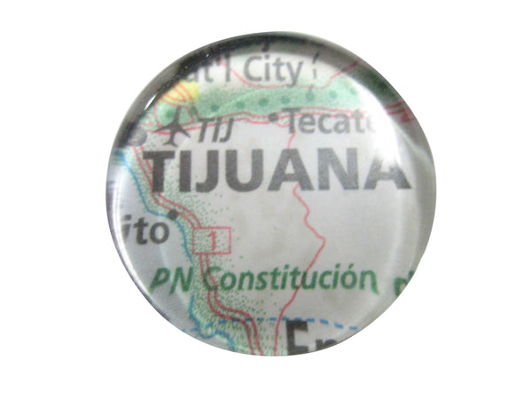 Tijuana Mexico Map Pendant Magnet