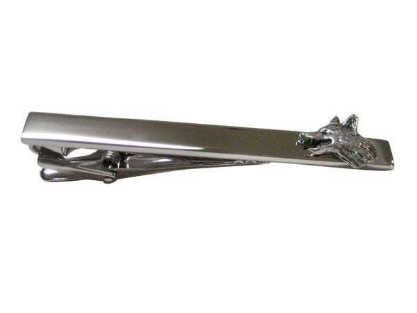 Tiny Fox Head Square Tie Clip