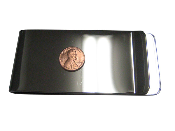 Tiny One Cent Penny Coin Money Clip