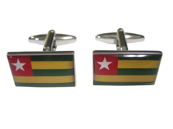 Togo Togolese Republic Flag Cufflinks