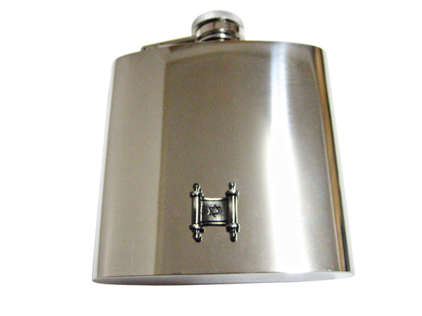 Torah Religious Scroll 6 Oz. Stainless Steel Flask