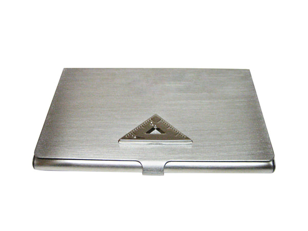 Triangle Ruler Business Card Holder