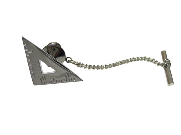 Triangle Ruler Tie Tack