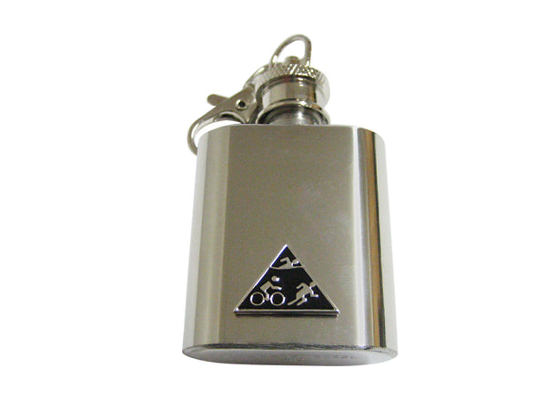 Triathlon Extreme Sports 1 Oz. Stainless Steel Key Chain Flask