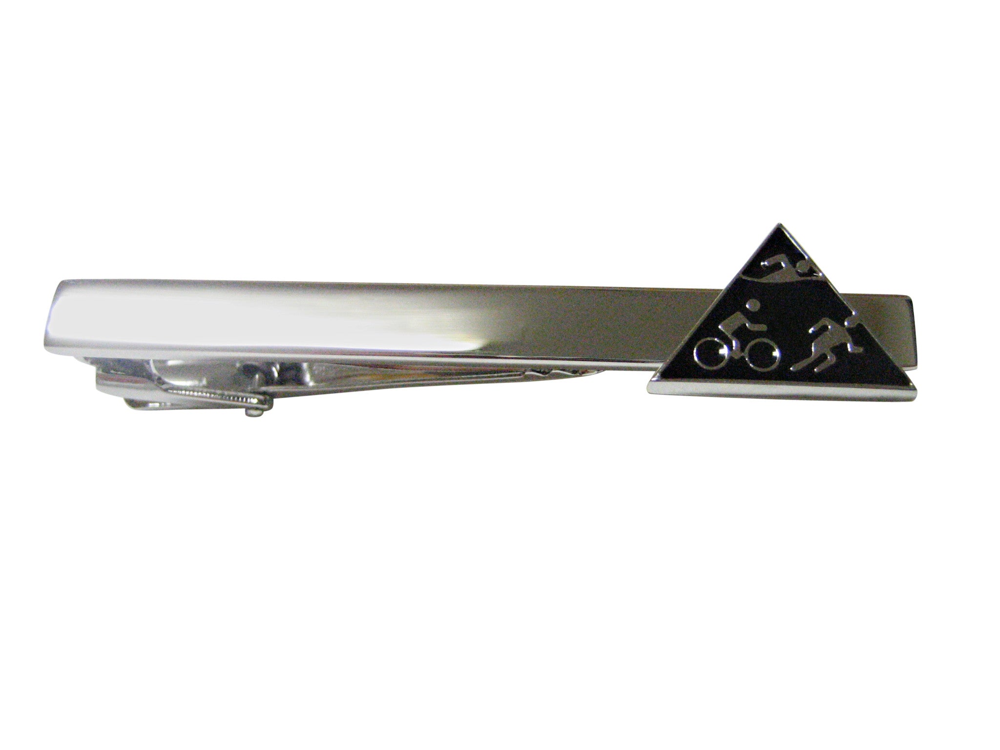 Triathlon Extreme Sports Square Tie Clip