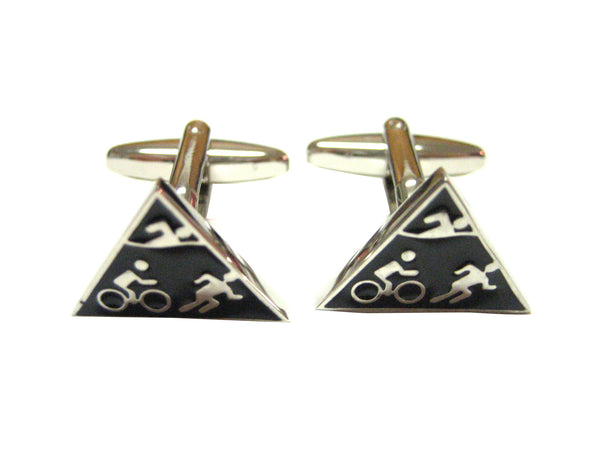 Triathlon Extreme Sports Cufflinks