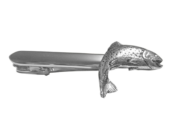 Trout Fish Tie Clip