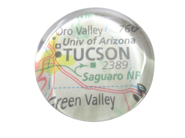 Tucson Arizona Map Pendant Magnet