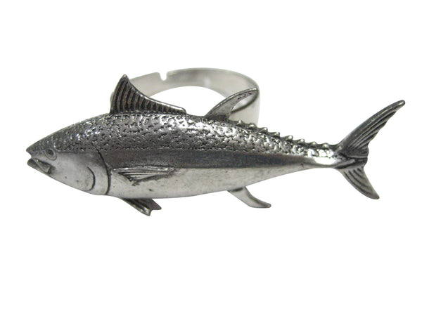 Tuna Fish Adjustable Size Fashion Ring
