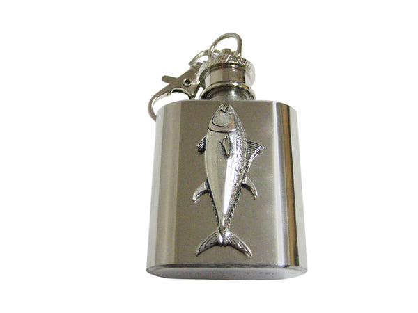 Tuna Fish 1 Oz. Stainless Steel Key Chain Flask