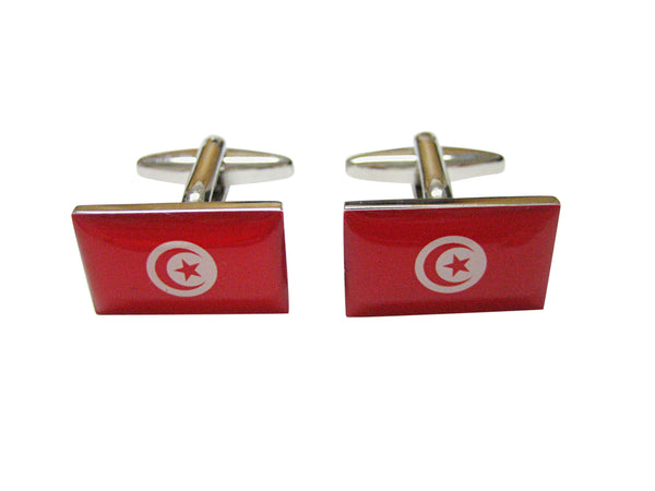 Tunisia Flag Cufflinks