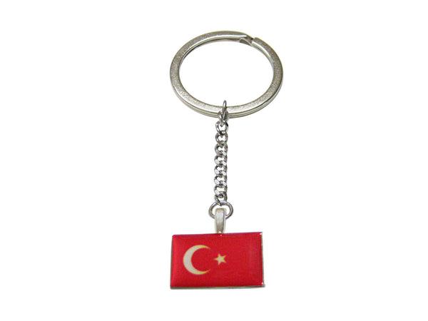 Turkey Flag Pendant Keychain