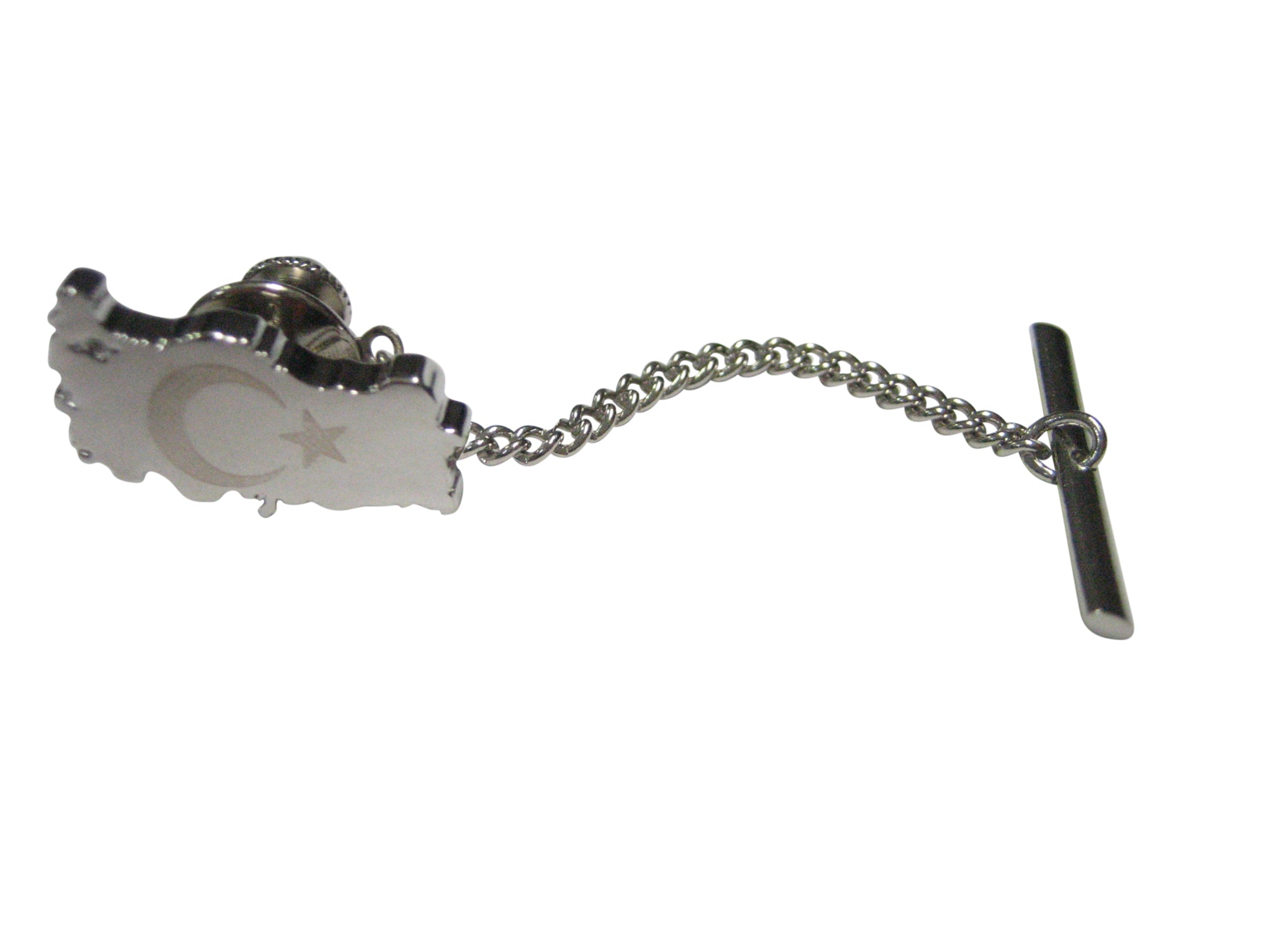 Turkey Map Shape and Flag Design Tie Tack