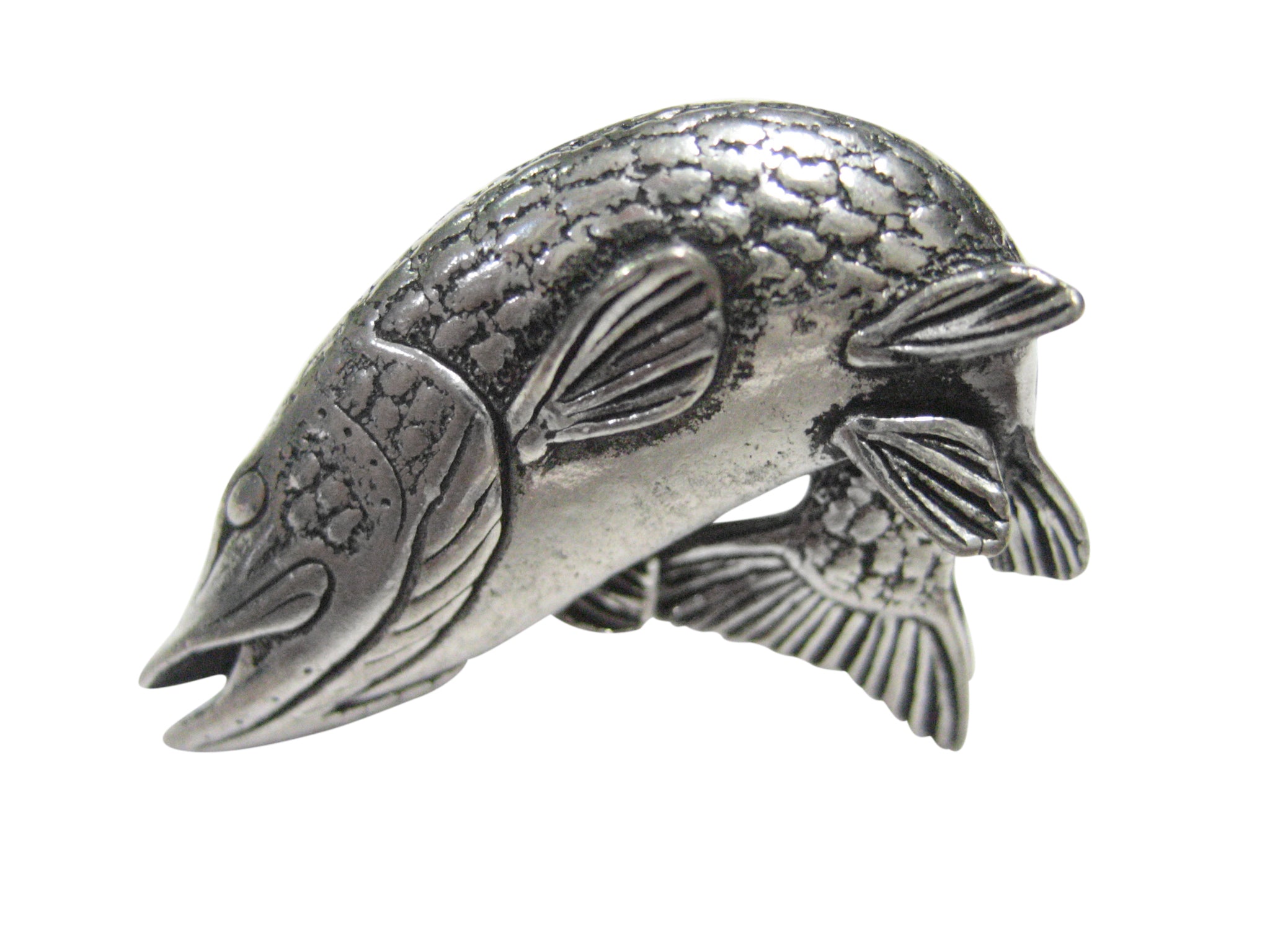 Turning Pike Fish Adjustable Size Fashion Ring