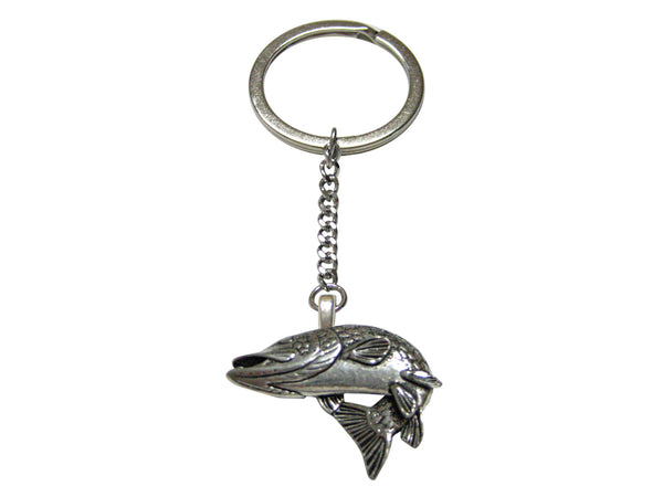 Turning Pike Fish Pendant Keychain