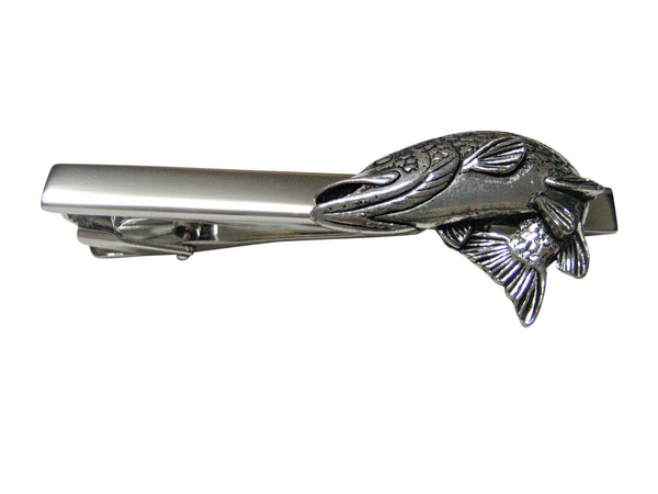 Turning Pike Fish Square Tie Clip