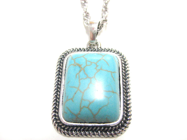 Turquoise Pendant Necklace