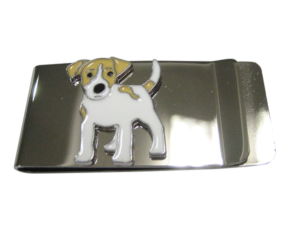 Two Toned Jack Russell Terrier Dog Money Clip