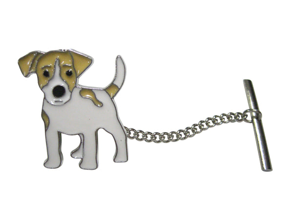 Two Toned Jack Russell Terrier Dog Tie Tack