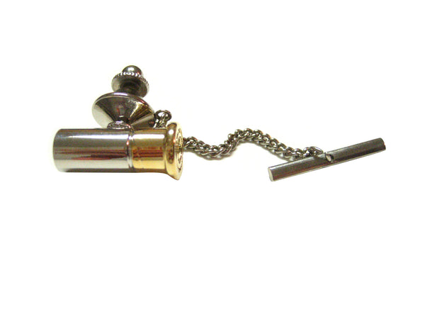 Two Toned Bullet Tie Tack