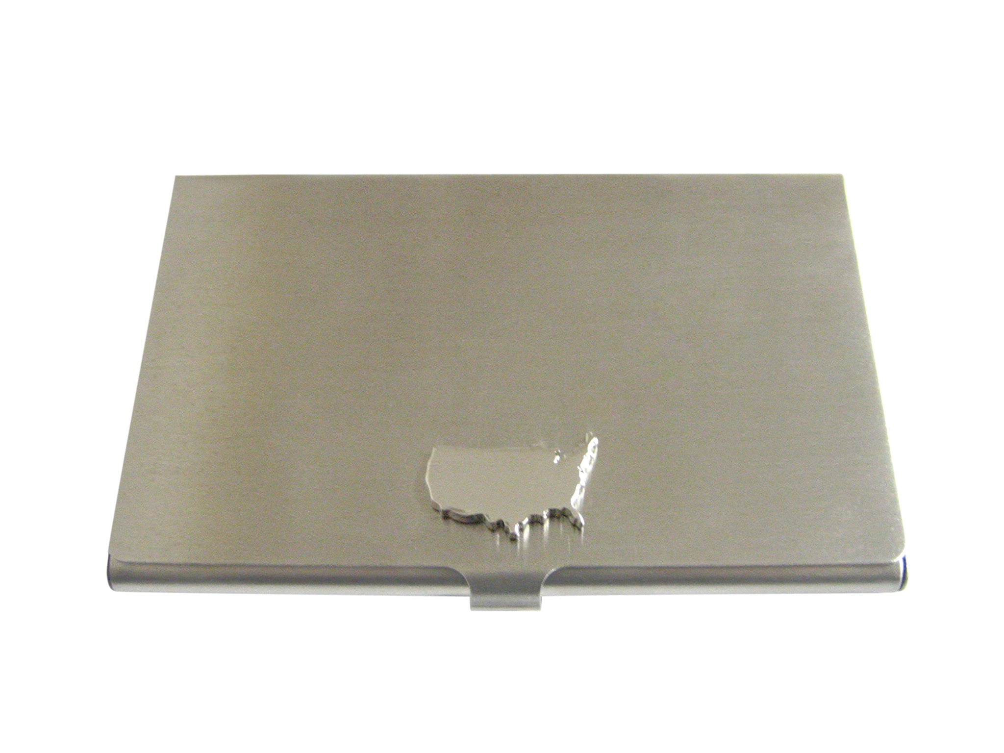USA America Map Shape Business Card Holder