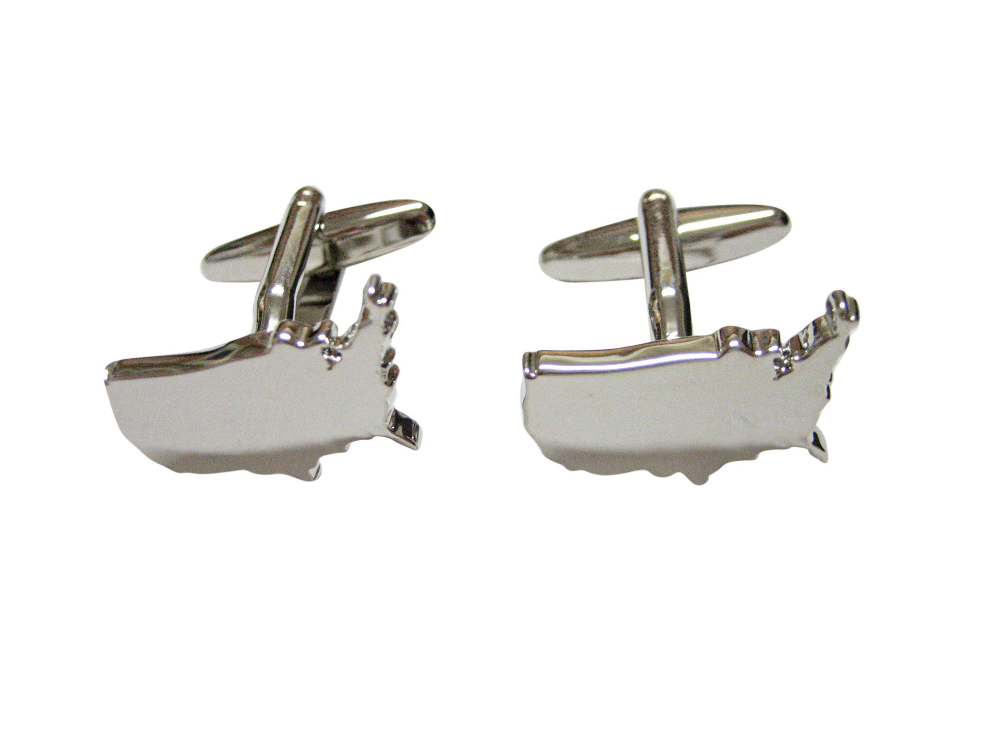 US American Flag Cuff Links – Patriotic Men's Dress Accessory 14876-C HO