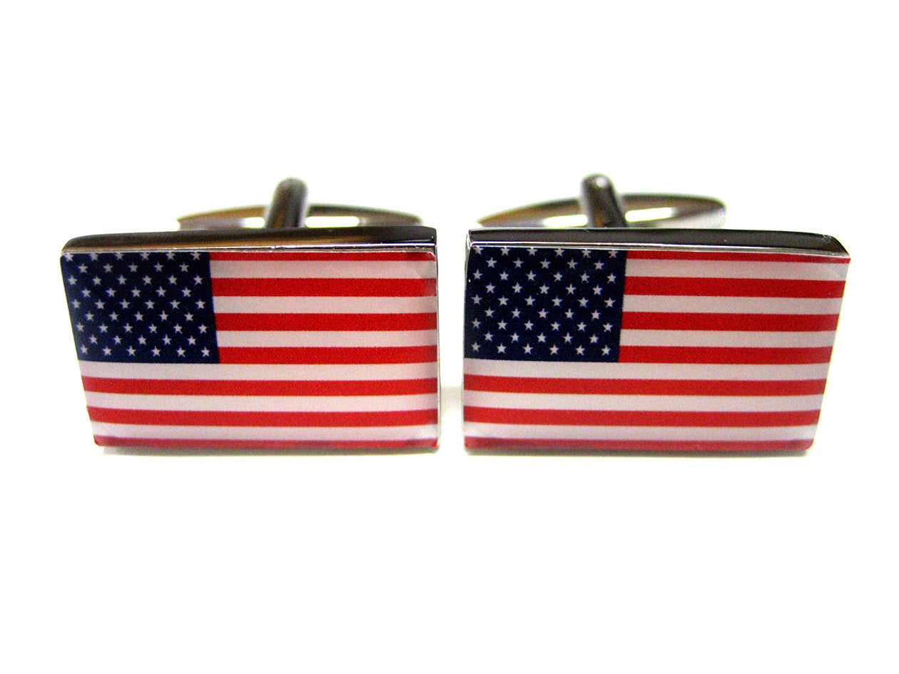 United States American Flag Cufflinks