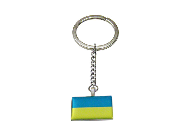Ukraine Flag Pendant Keychain