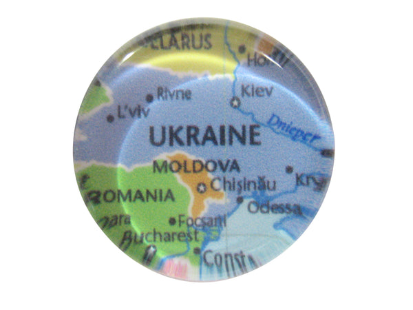 Ukraine Map Pendant Magnet