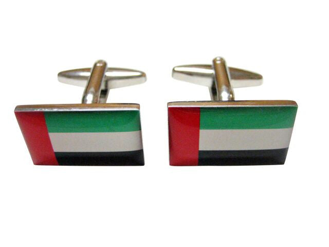 United Arab Emirates UAE Flag Cufflinks