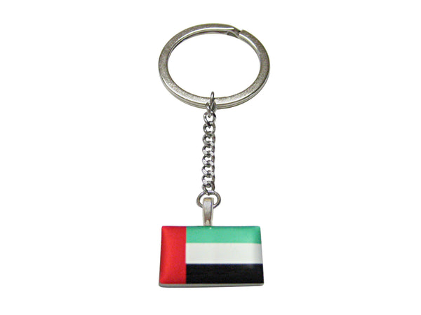 United Arab Emirates UAE Flag Pendant Keychain