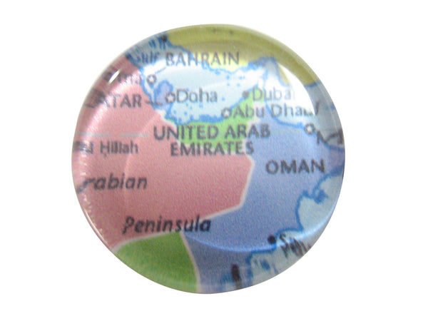 United Arab Emirates UAE Map Pendant Magnet