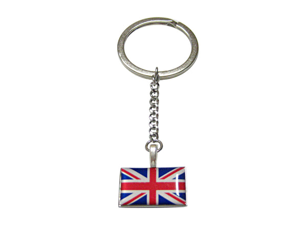 United Kingdom Union Jack Flag Pendant Keychain