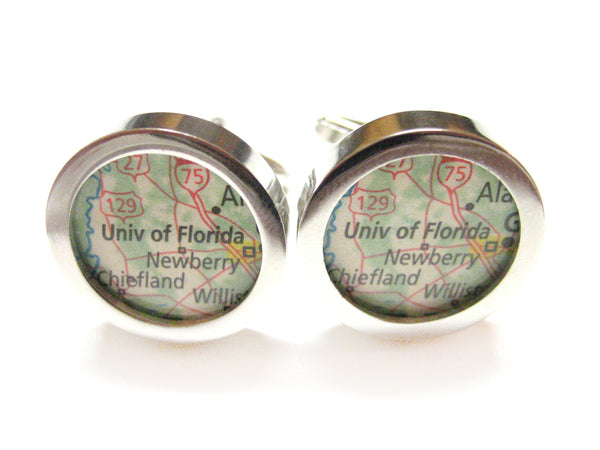 University of Florida Map Cufflinks